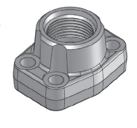  Integrated FNPT SAE Flange with Flat Face Manufacturer Supplier Distributors