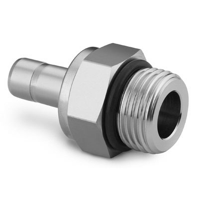 TES-LOK SAE MS Straight Thread Male Adapter O-ring seal
