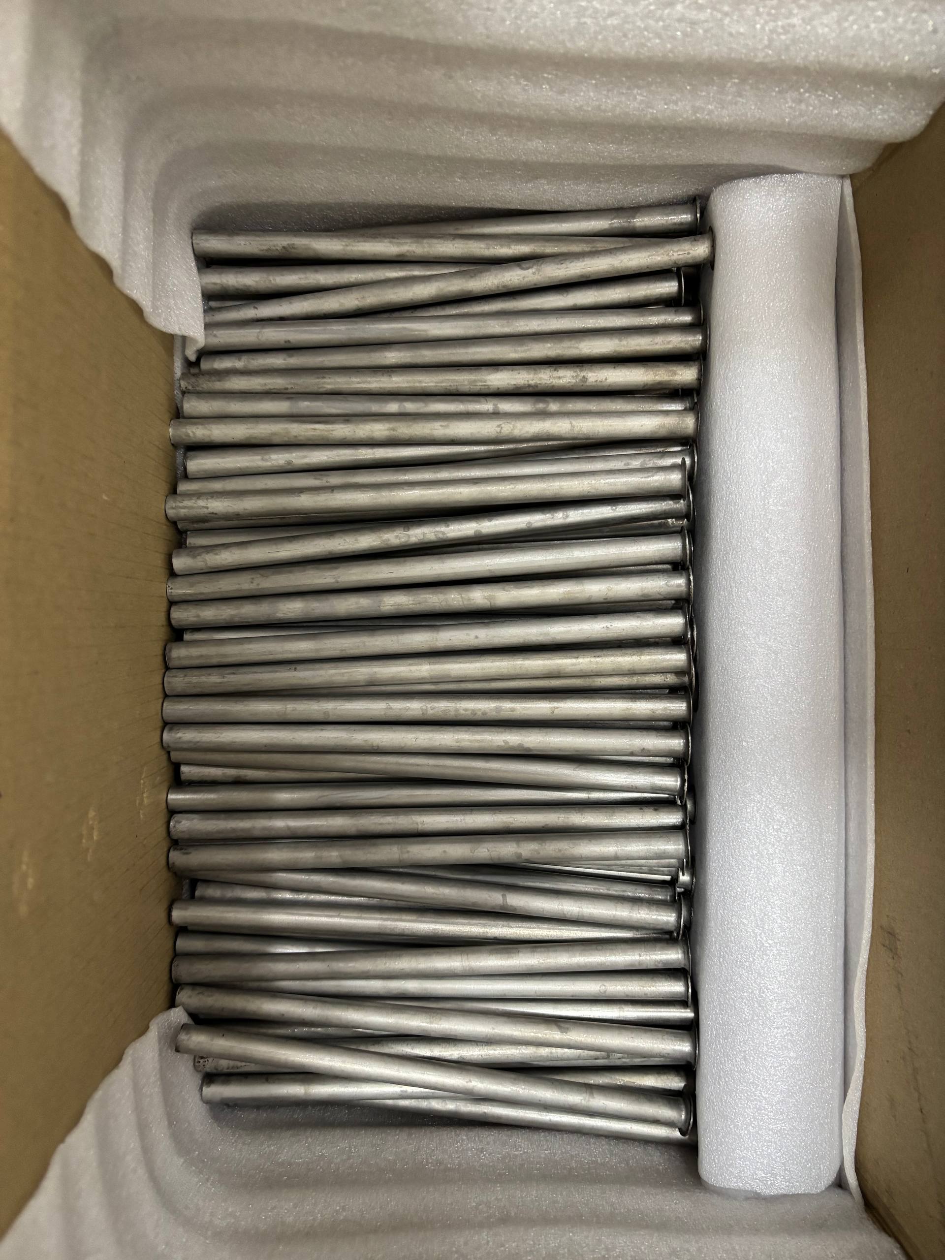 Stainless steel boiler tube ferrules manufactured by Tesco Steel & Engineering — packed ready stock